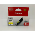 Canon CLI-651XLY Yellow Ink Cartridge HIGH YIELD for iP7260 iP8760 MG5460 MG6360 MX926 IX6860